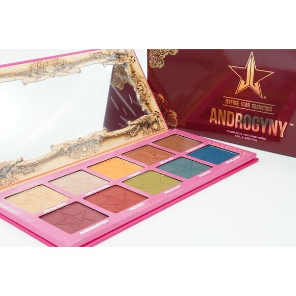 JEFFREE STAR Cosmetics Androgyny Eye Shadow Palette 10-Jaw Dropping Shades - NIB - Picture 10 of 10